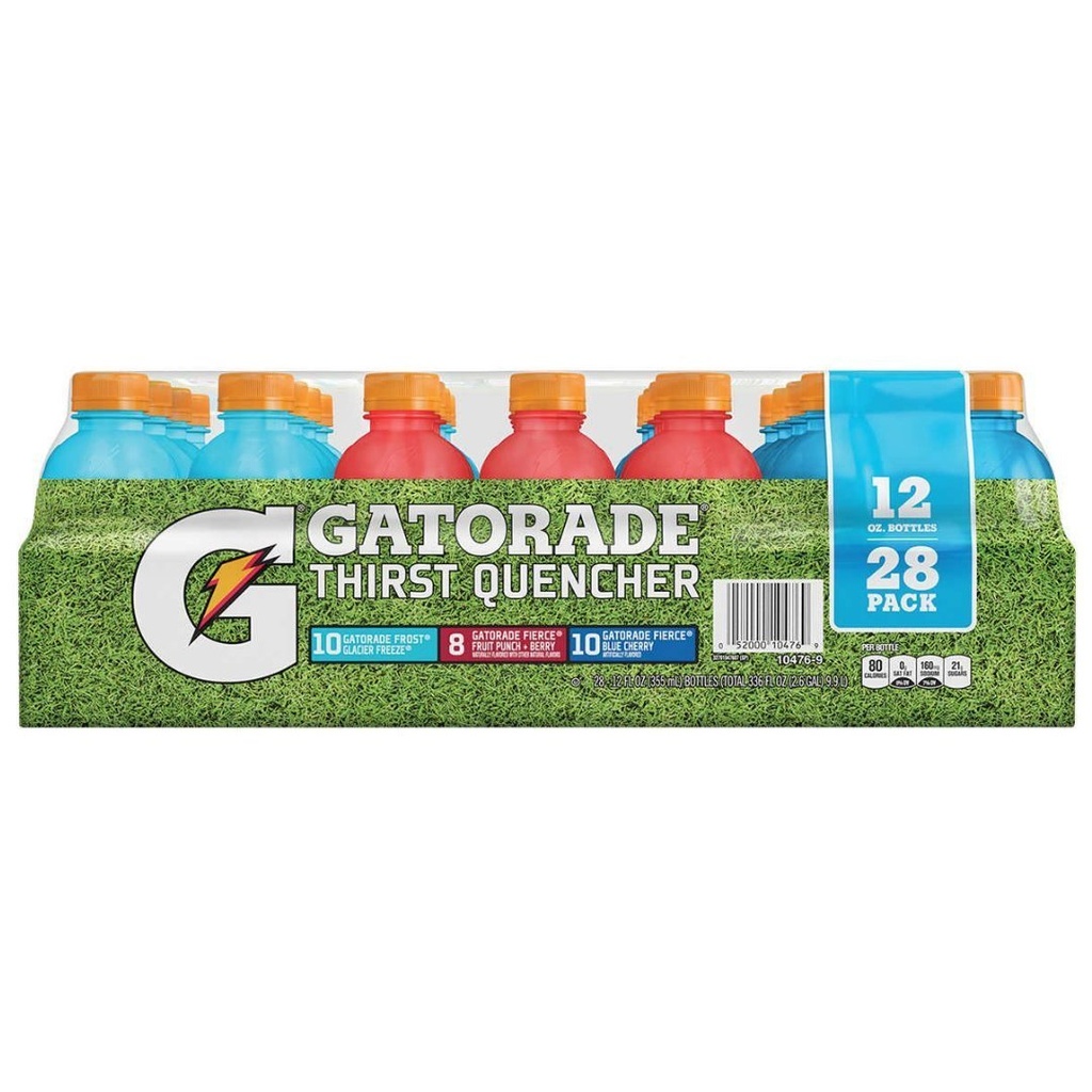 Gatorade Thirst Quencher, Paquete Variado / 28 Pack / 355mL
