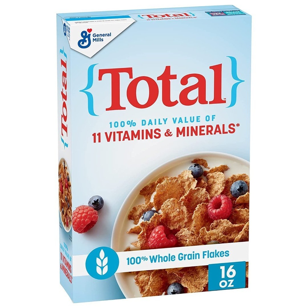 Cereal 100% Hojuelas De Grano Entero, 11 Vitaminas&amp;Minerales, Total / 453g