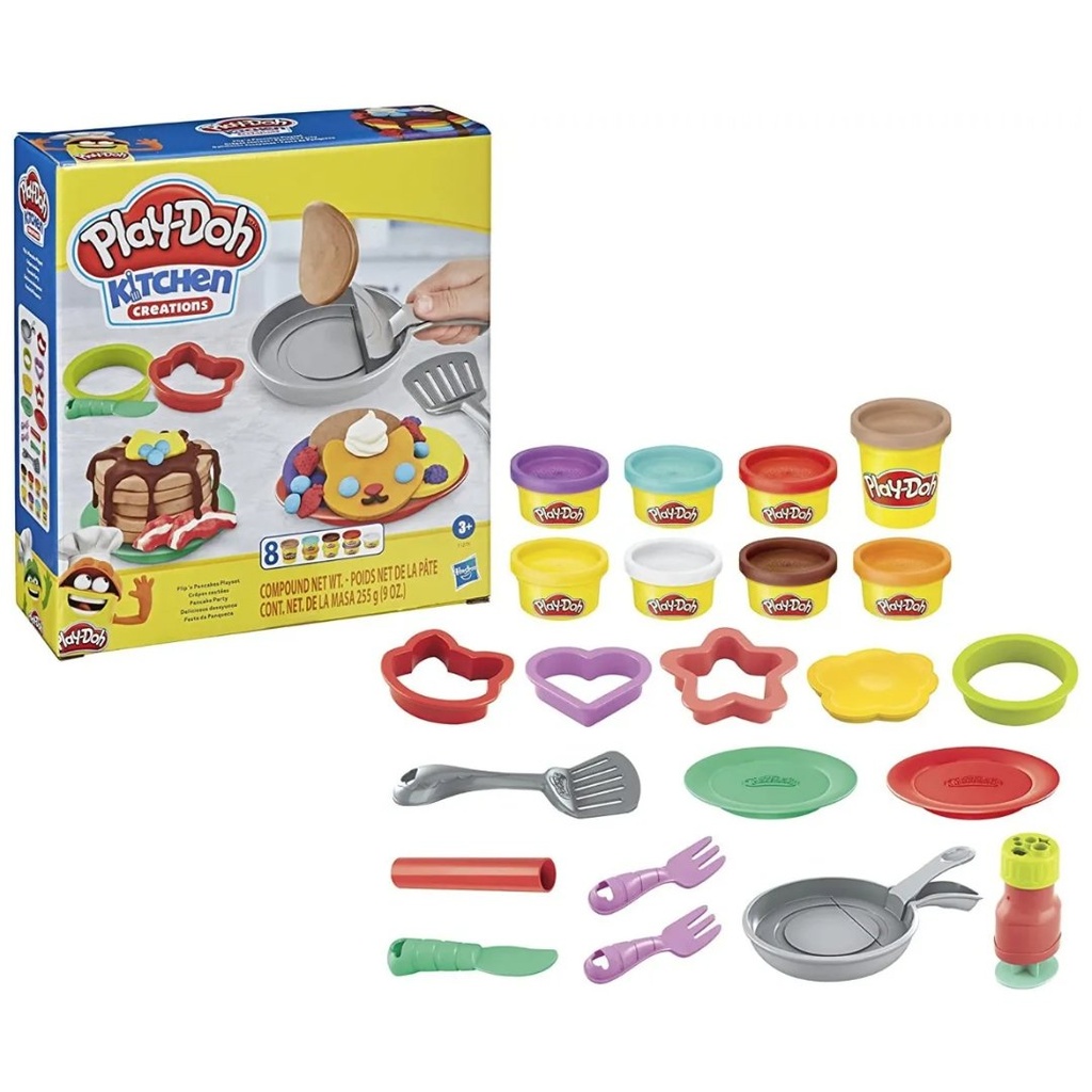 Play-Doh - Kitchen Creations Fiesta De Pancakes / 14 Piezas / 3+