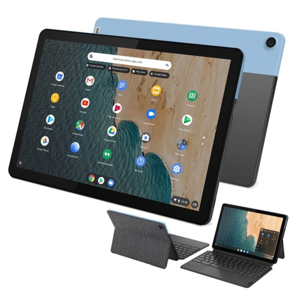 Tablet Lenovo IdeaPad Duet Chromebook CT-X636F / 4GB / 128GB / Color Azul-Gris