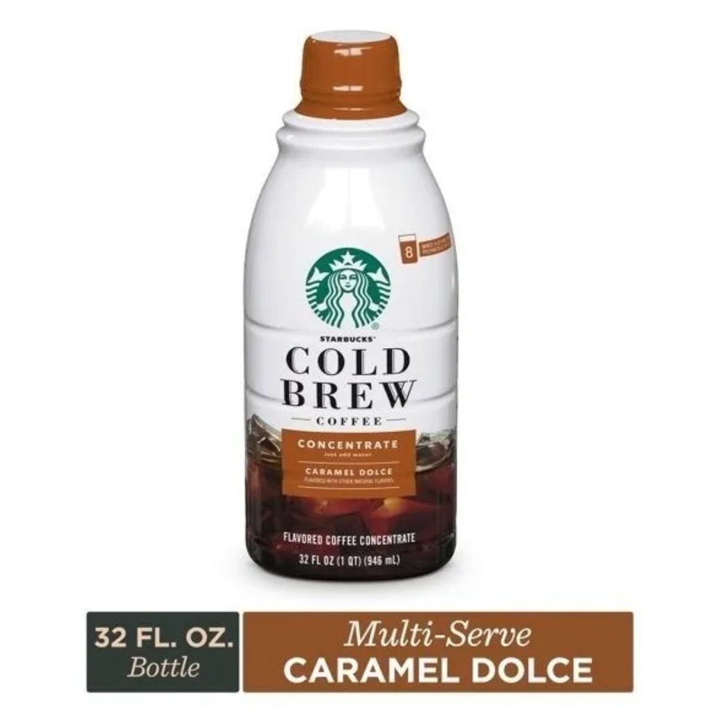 Concentrado De Café Frio Cold Brew, Starbucks Caramel Dolce / 946mL