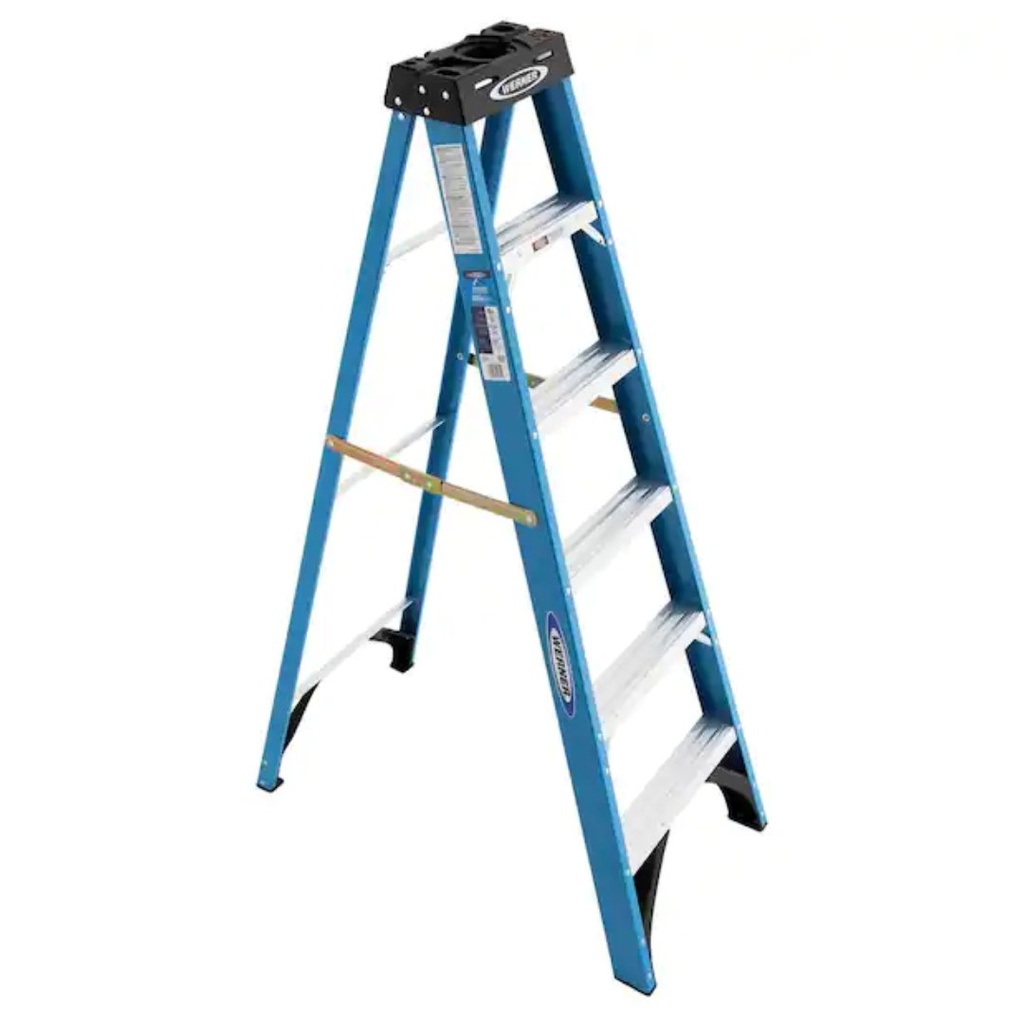 Escalera Werner FS106 Fibra De Vidrio / 250 lbs / 1.83m