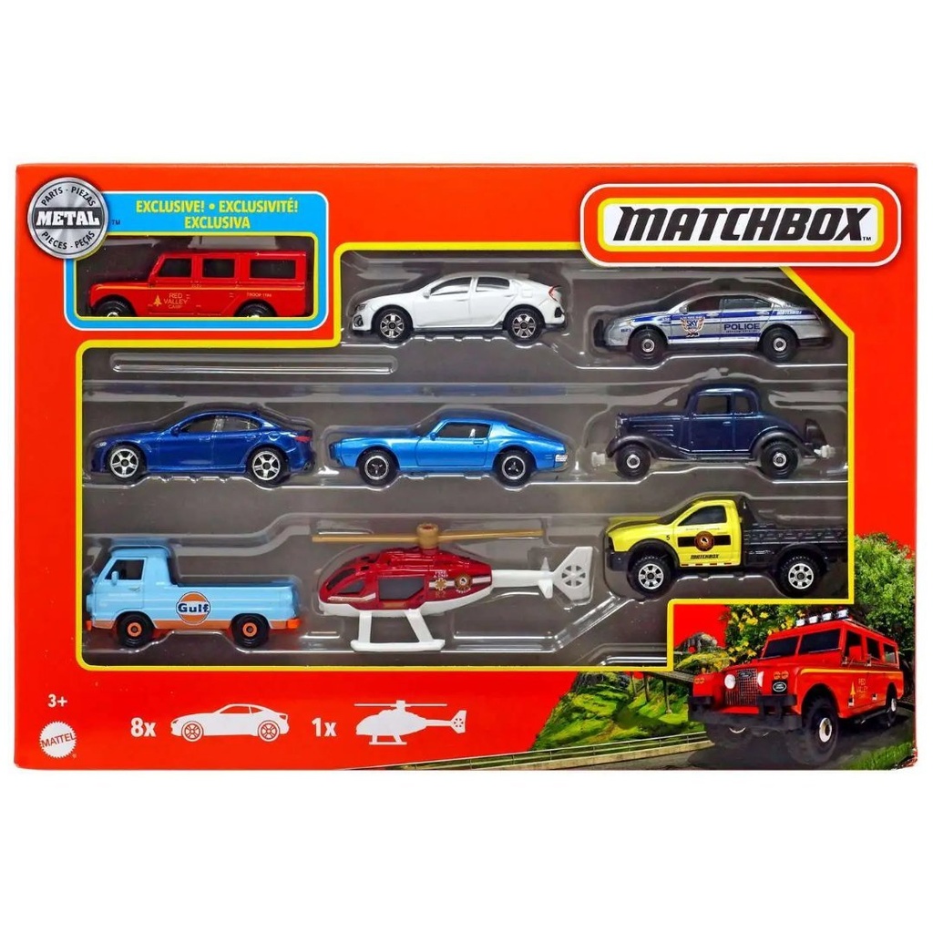 Set De Autos Matchbox Version 6 / 9 Pack