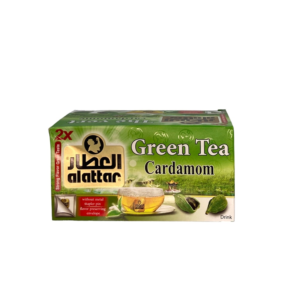 Té Verde Con Cardamomo, Alattar / 20 Pack / 30g