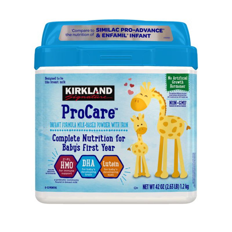 Formula Infantil Kirkland Pro Care 0-12 meses, 1.2kg