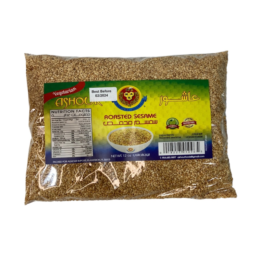 Semilla De Ajonjoli Tostado, Ashour / 340g