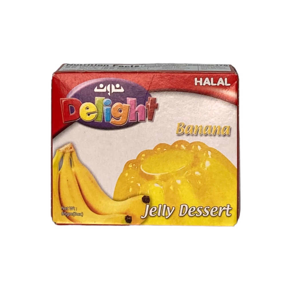 Gelatina De Banana Halal, Delight / 85g