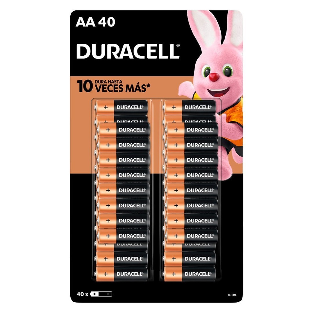 Batería Alcalina Duracell AA / 40 Pack
