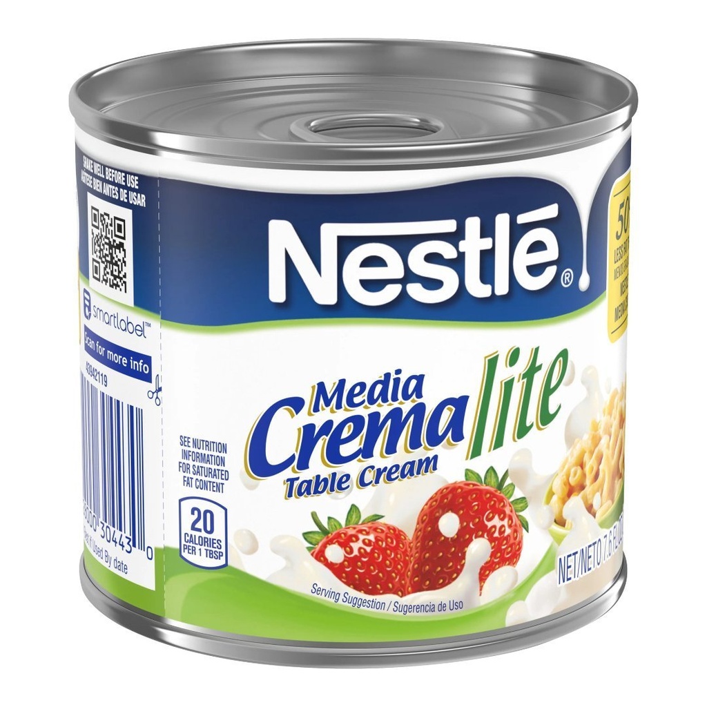 Nestlé Crema De Leche Lite / 225Ml