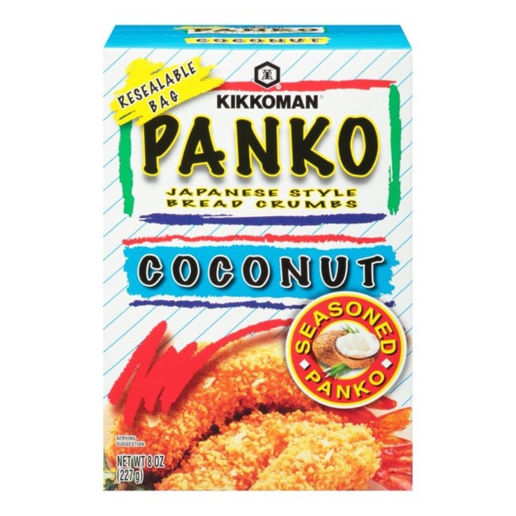 Pan Rallado Panko Estilo Japonés Coconut, Kikkoman / 227g