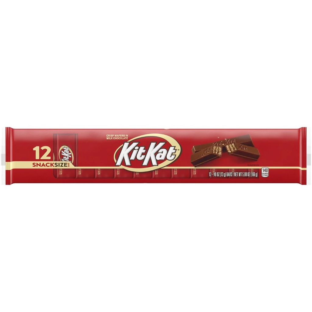 Chocolate Kit Kat Tamaño Snack / 12 Pack / 13g