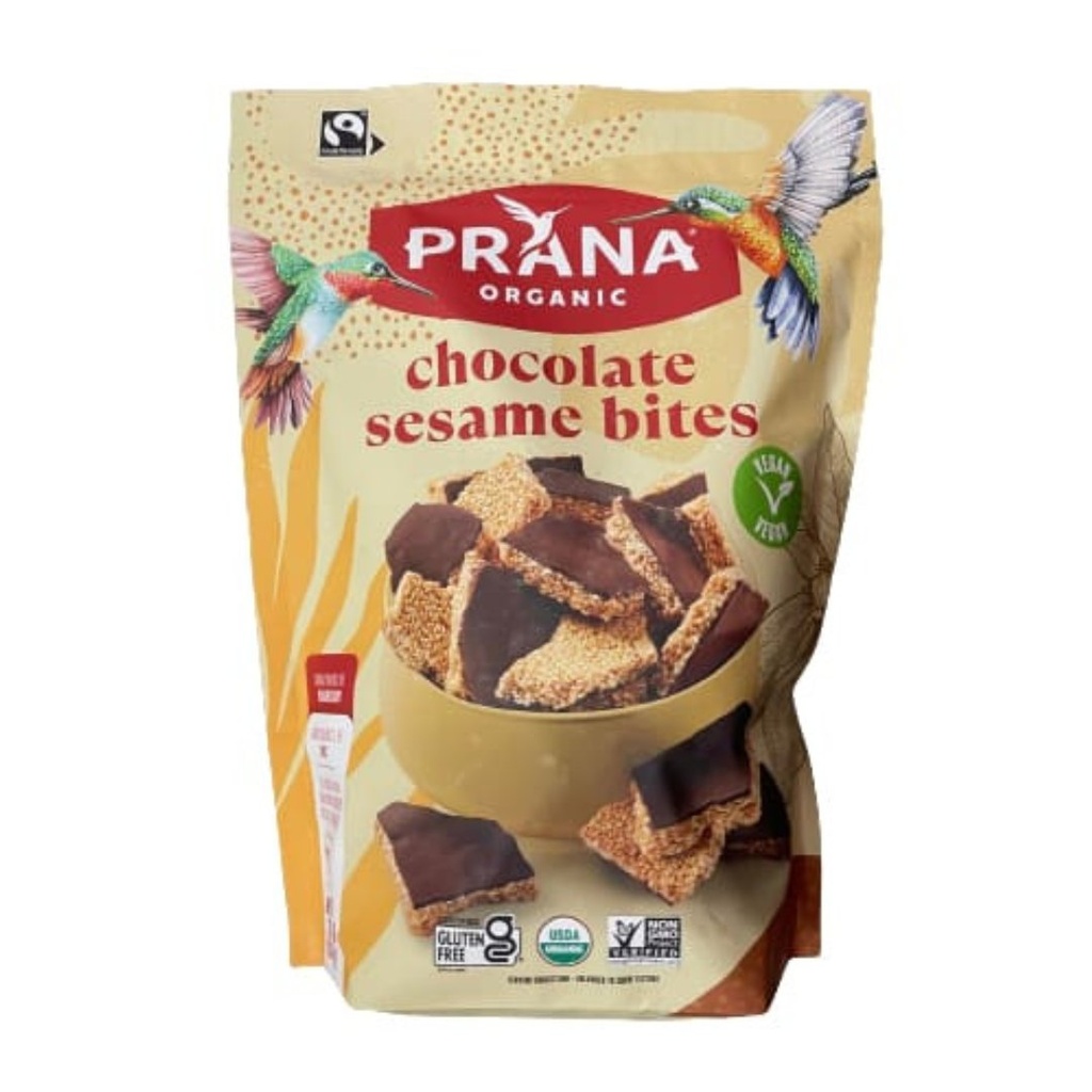 Bocados De Chocolate y Ajonjolí, Prana Organic / 567g
