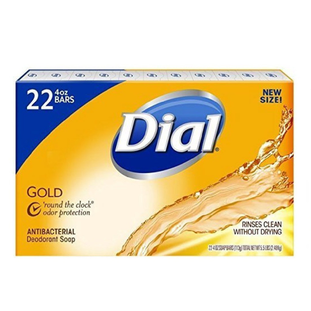 Jabon de Barra Dial Antibacterial Gold 22 Pack / 113g