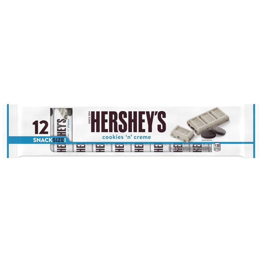 Chocolate Hershey´s Cookies and Creme / 12 Pack / 153g