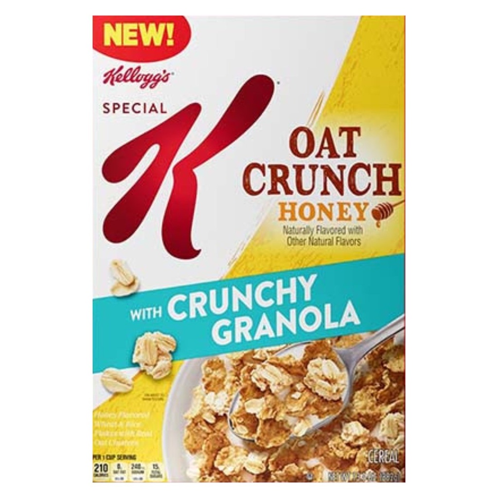 Cereal Crunch Avena, Miel y Granola - Kellogg's Special K / 2 Pack / 1.12 Kg