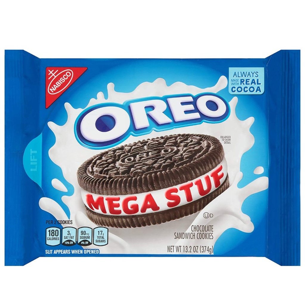 Galletas Oreo Mega Crema Party Size, Nabisco / 718g