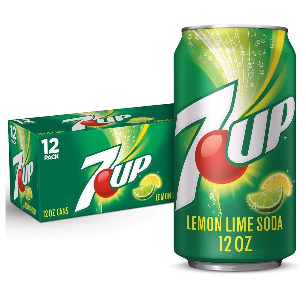 Refresco 7UP De Limón y Lima Sin Cafeína / 12 Pack / 355mL