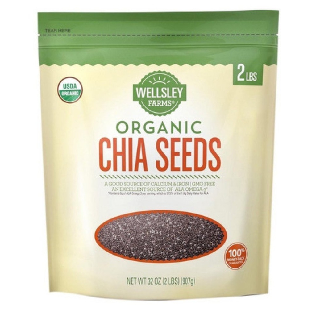 Wellsley Farms  Semilla De Chía Orgánica / 907g