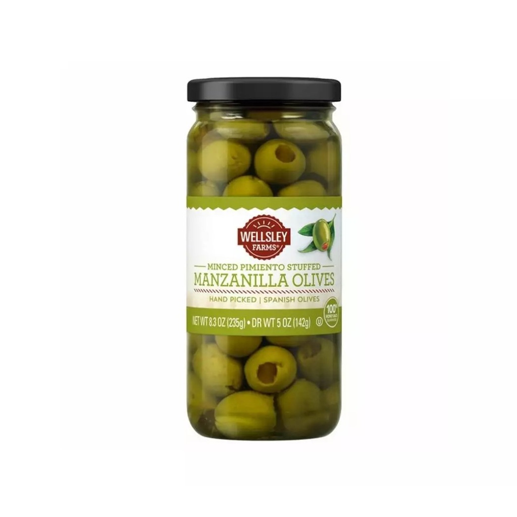 Aceitunas Manzanilla Rellenas Españolas, Wellsley Farms / 235g