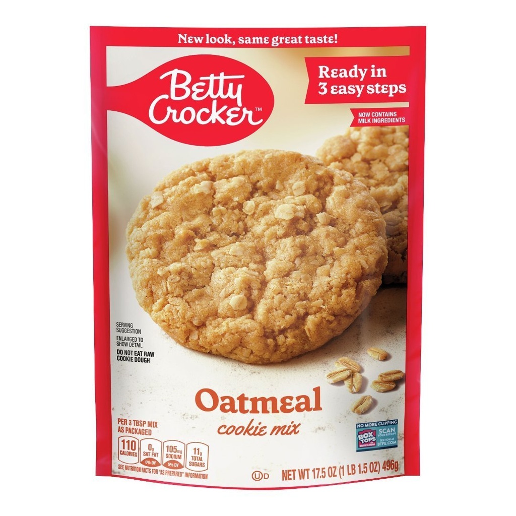 Mezcla Para Galletas De Avena, Betty Crocker / 496g