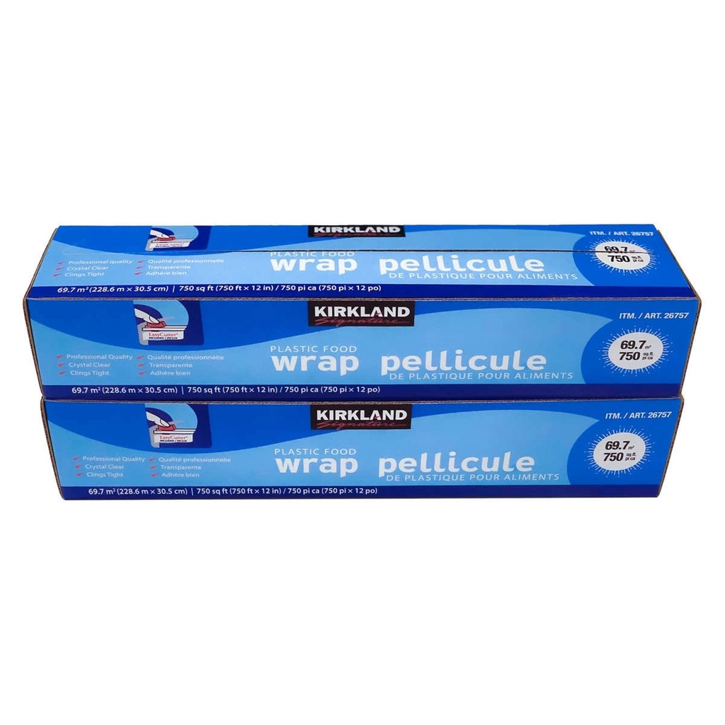 Papel Envoplast Para Alimentos / Kirkland Signature / 750ft x 12 in / 2 Pack