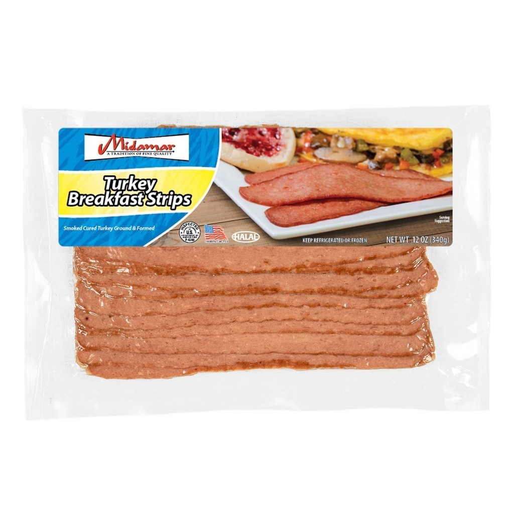 Tiras De Pavo Halal, Midamar / 340g