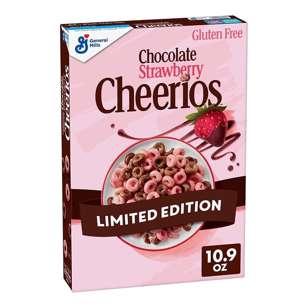 Cereal Cheerios De Fresa y Chocolate - Gluten Free, General Mills / 309g