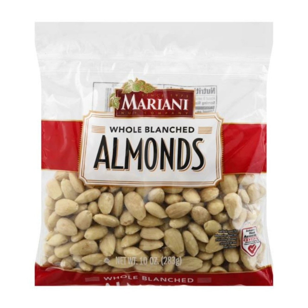 Almendras Enteras Blanquedas, Mariani / 283g