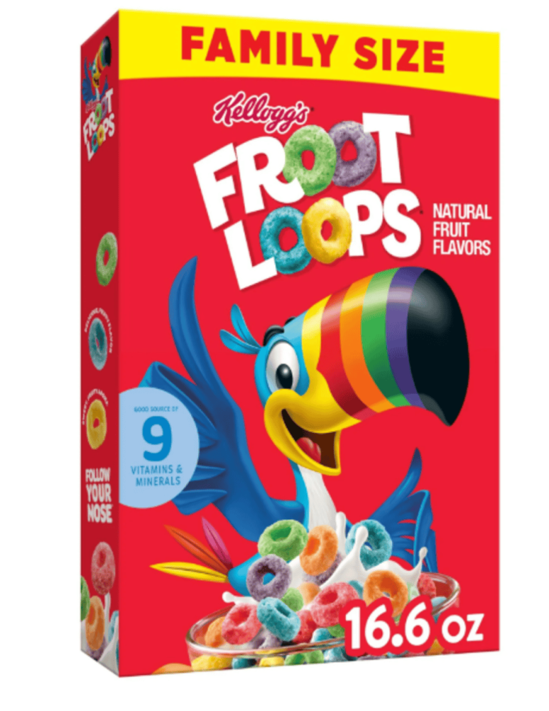 Kellogg´s Cereal Froot Loops Tamaño Familiar / 470Gr.