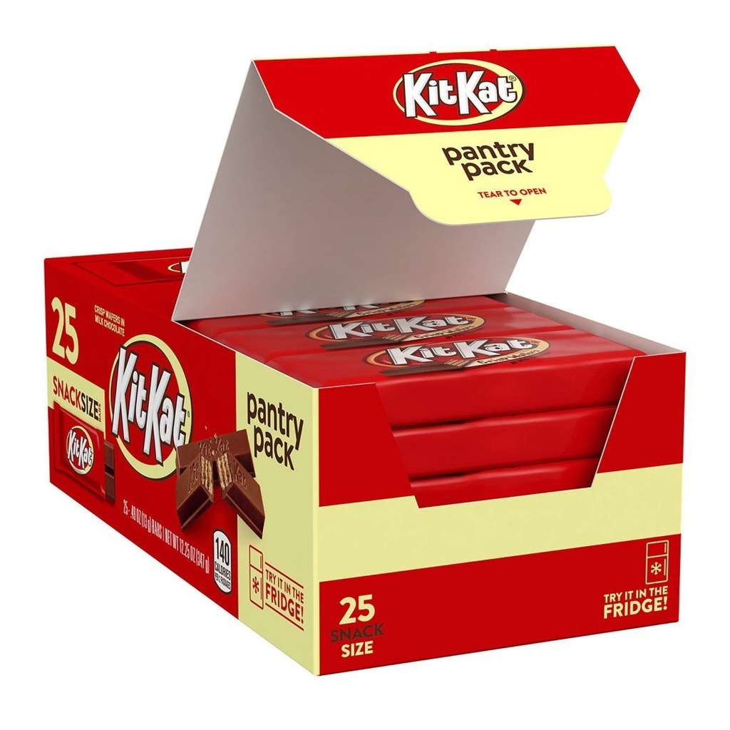 Galleta Kit Kat Snack Size - Pantry Pack / 25 Und / 345g