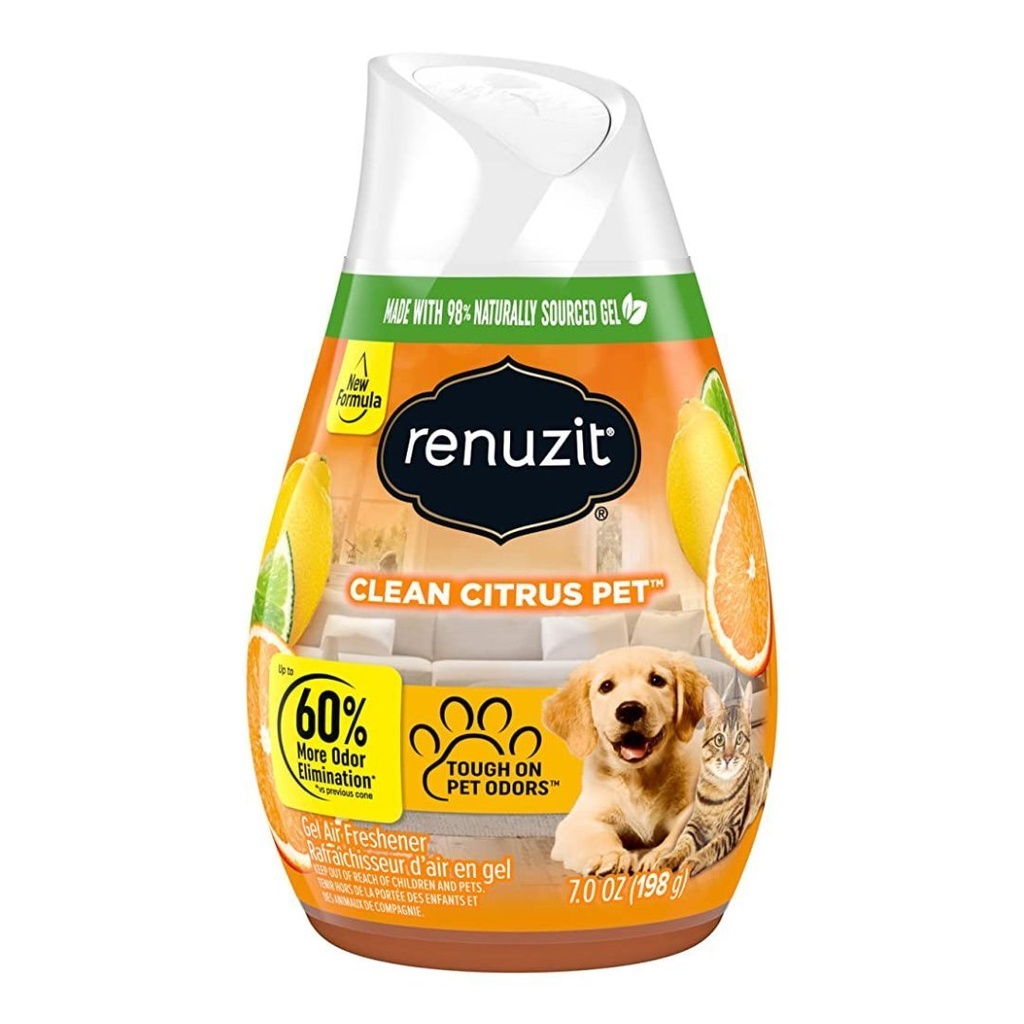 Ambientador De Gel Ajustable - Clean Citrus Pet / Renuzit / 198g
