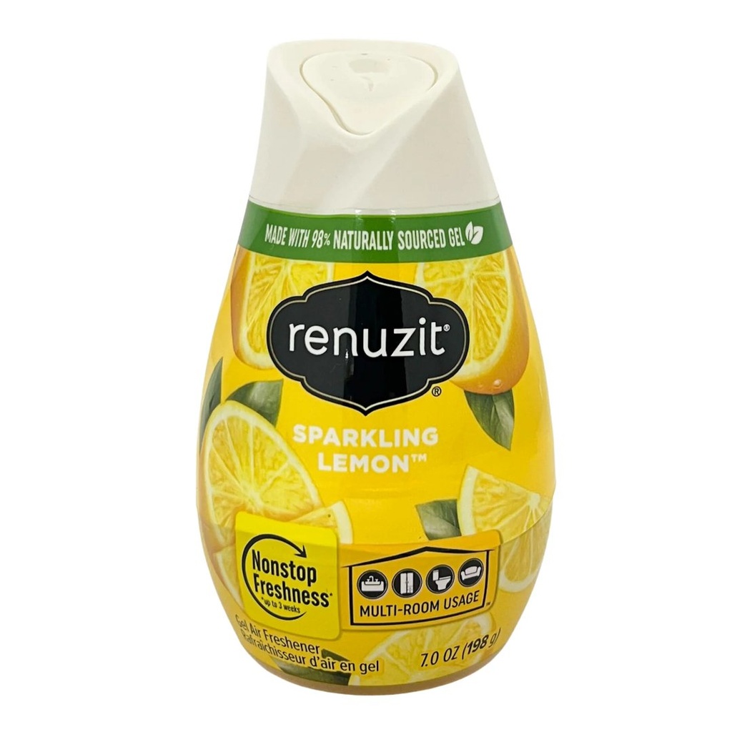 Ambientador De Gel Ajustable - Sparkling Lemon / Renuzit / 198g