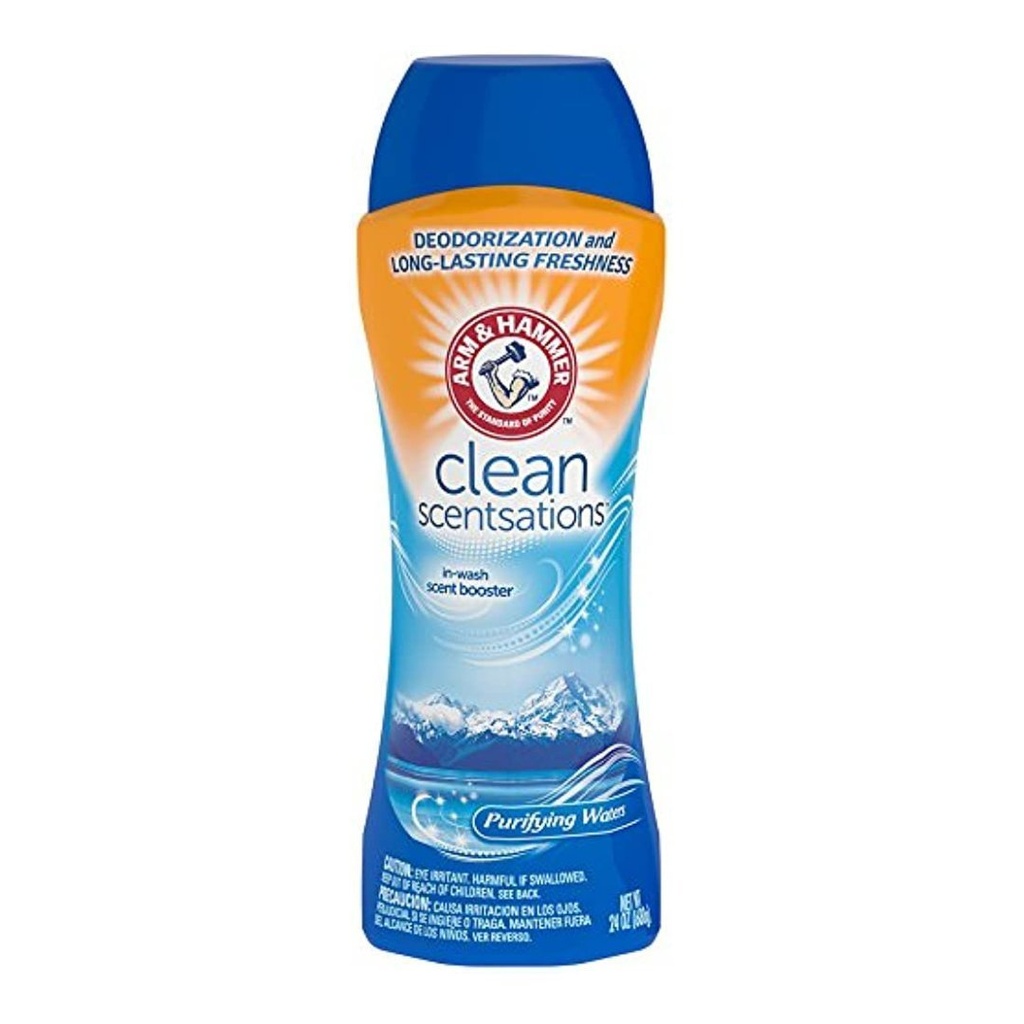 Arm &amp; Hammer Pastillas Aromatizantes Para Lavar Clean Ecentsations - Purifying Water / 680g