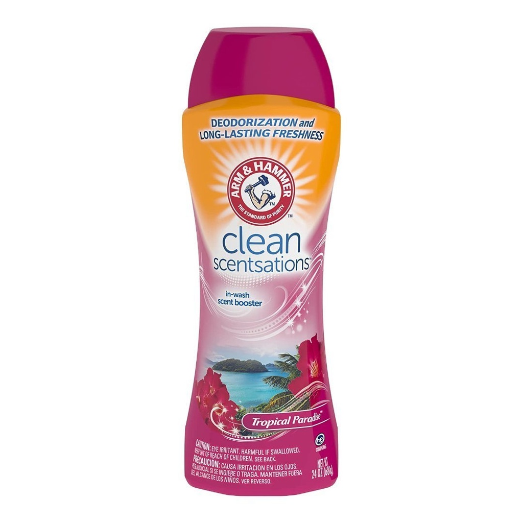 Pastillas Aromatizantes Para Lavar Clean Ecentsations -  Tropical Paradise / Arm &amp; Hammer / 680g