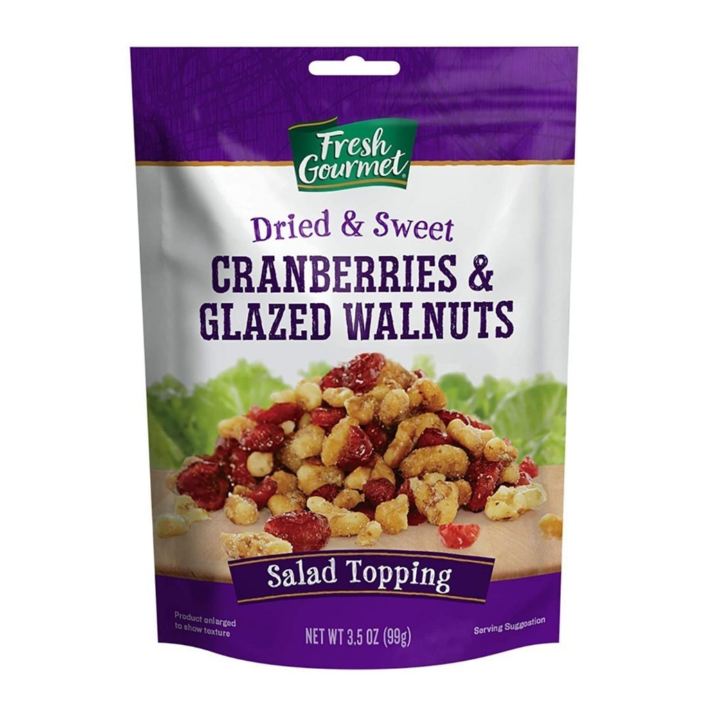 Topping Para Ensaladas - Arándanos y Nueces / Fresh Gourmet / 99g