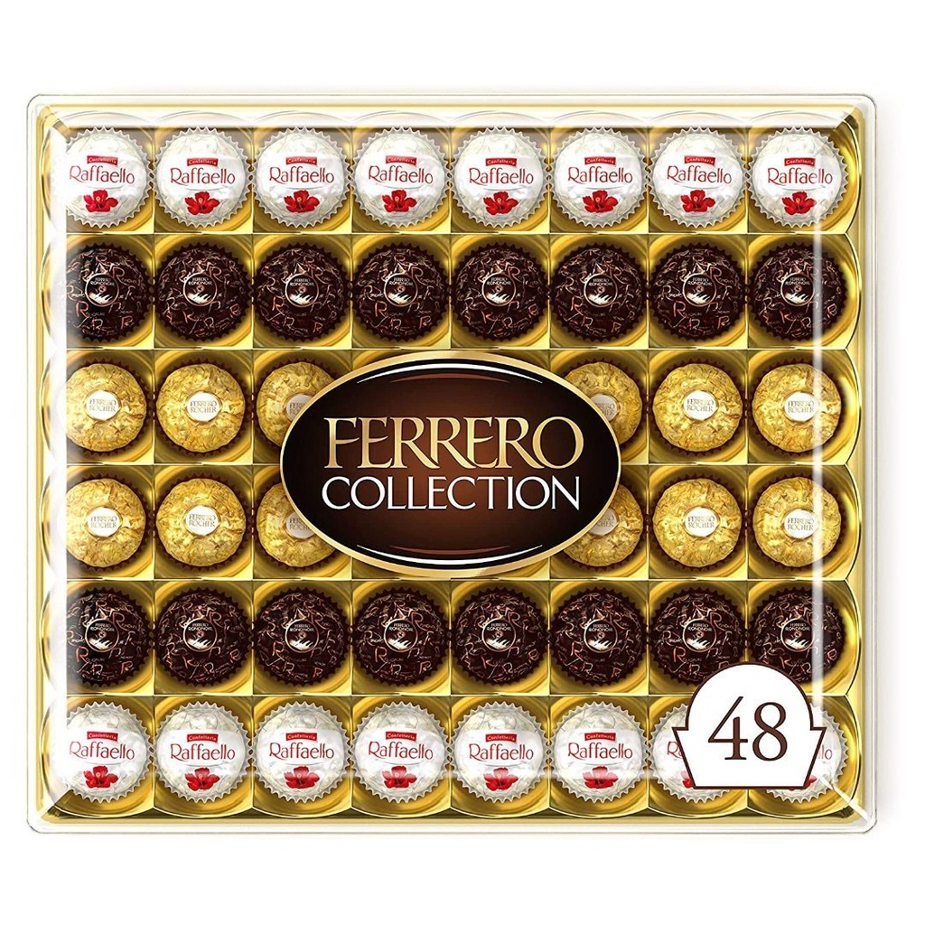 Bombones Ferrero Collection Variados / 518g / 48 Pack