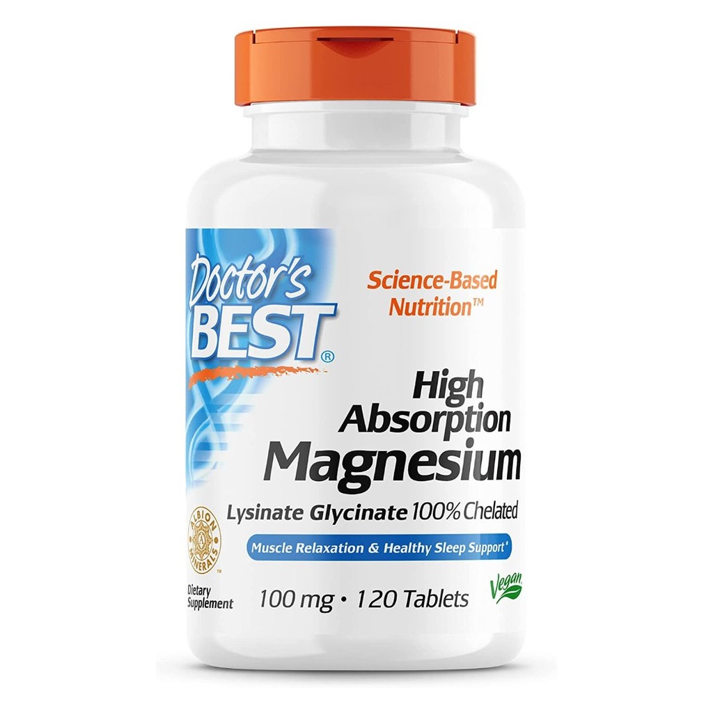 Suplemento Diario Magnesio 100mcg / Doctor´s Bets / 120 Tabletas