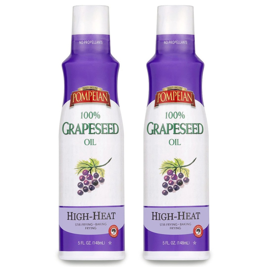 Aceite En Spray De Semilla De Uva 100% / Pompeian / 207mL / 2 Pack