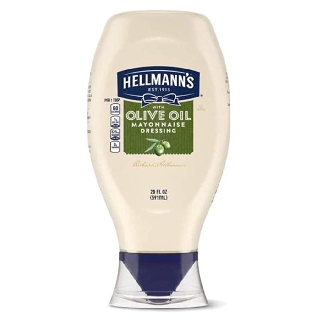 Mayonesa Con Aceite De Oliva, Hellmann’s / 591mL