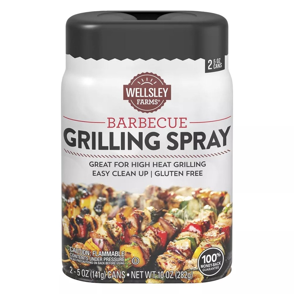 Spray Antiadherente Para Parrilla, Wellsley Farms / 2 Pack / 282g