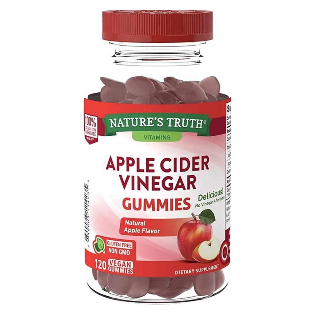 Vitamina De Vinagre De Manzana Organico, Nature’s Truth / 120 Capsulas