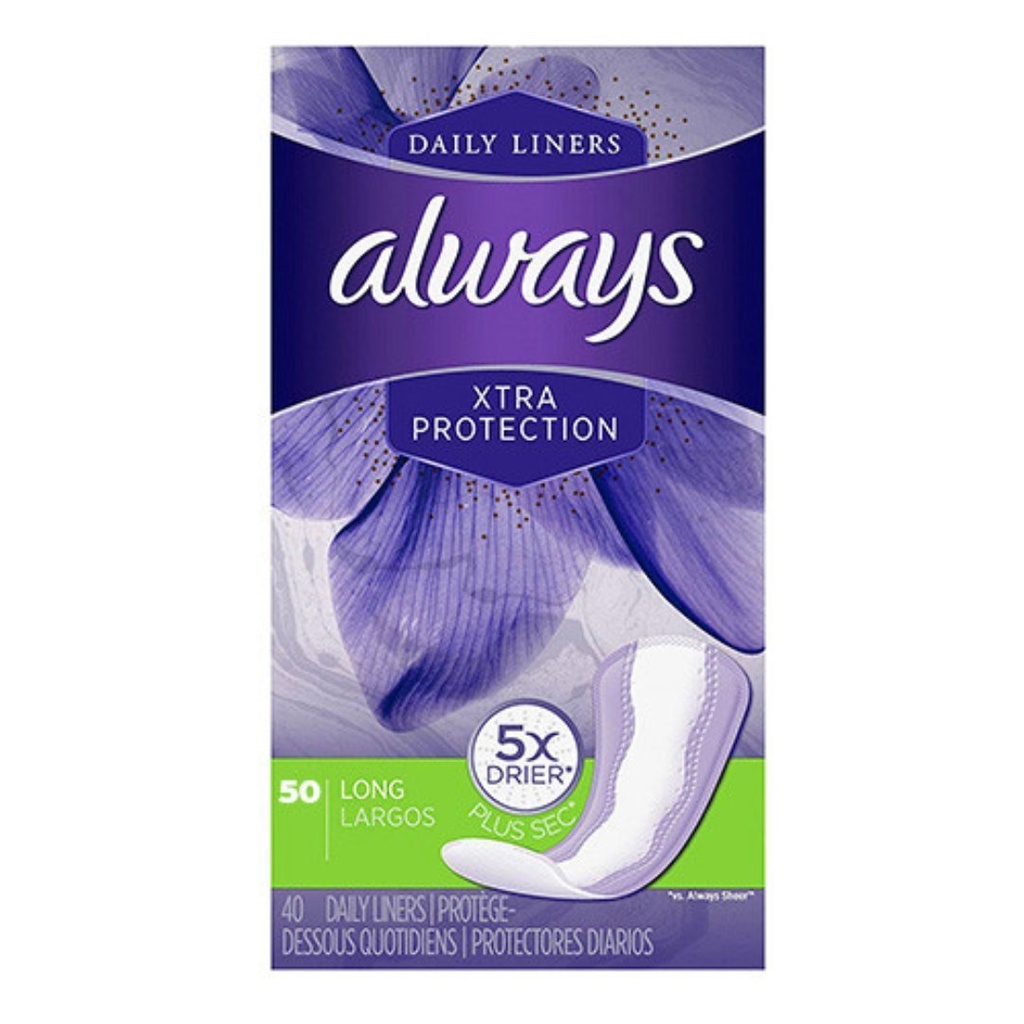 Protectores Diarios Extra Protección, Always / 50 Pack