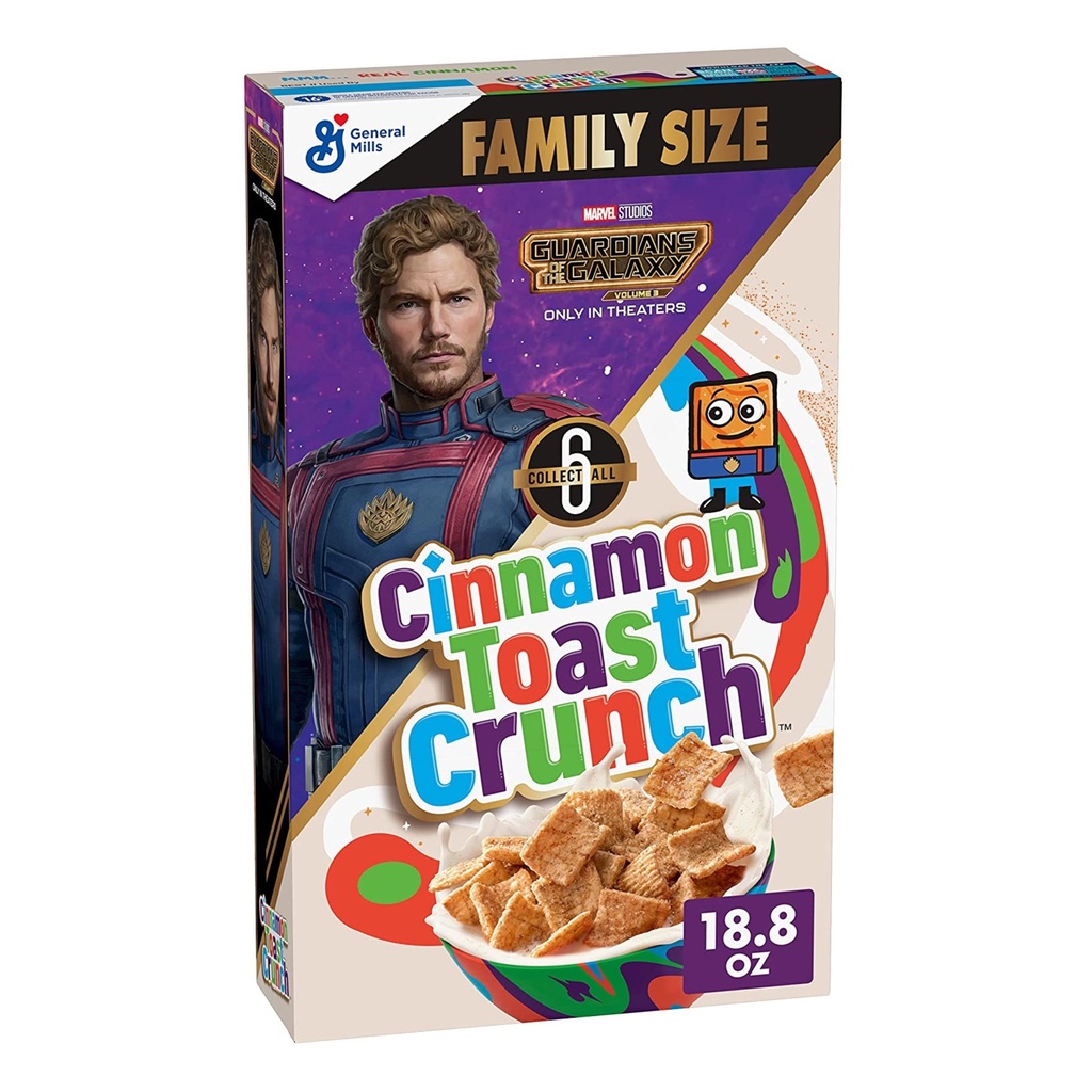 Cereal Cinnamon Toast Crunch Edición Especial - Guardianes De La Galaxia / General Mills / 532g
