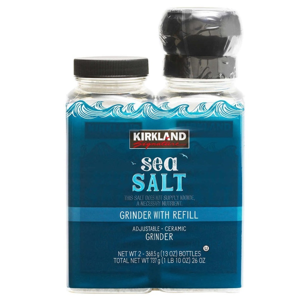 Sal Marina Con Molino, Kirkland Signature / 368.5g / 2 Pack