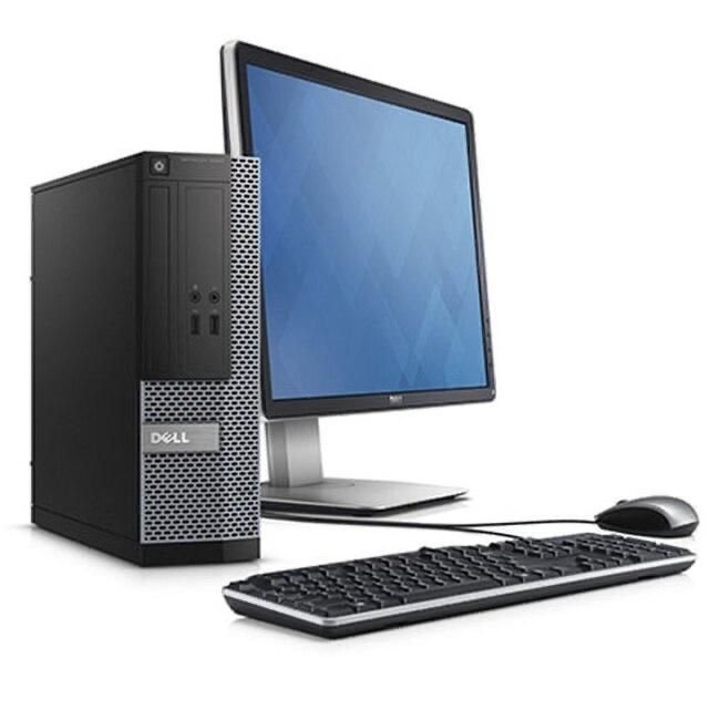 Computadora Nivel Empresarial Dell Optiplex 3020 SFF / CPU (Reconstruido) Procesador Intel i5-4570 3.20 GHz / 8GB DDR3 SDRAM / 256GB SSD / Monitor Dell 19" E1920H VGA / Teclado Dell USB KB216 / Mouse Dell USB MS116