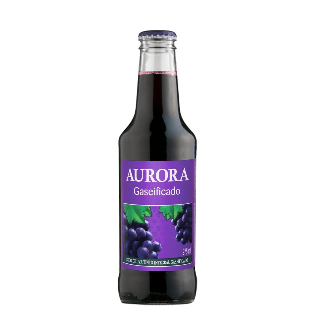 Jugo De Uva Tinto Gasificado, Aurora / 275ml / 6 Pack