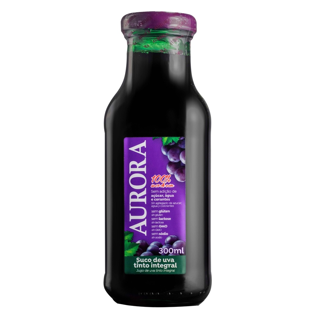 Jugo De Uva Tinto 100% / Aurora / 300mL