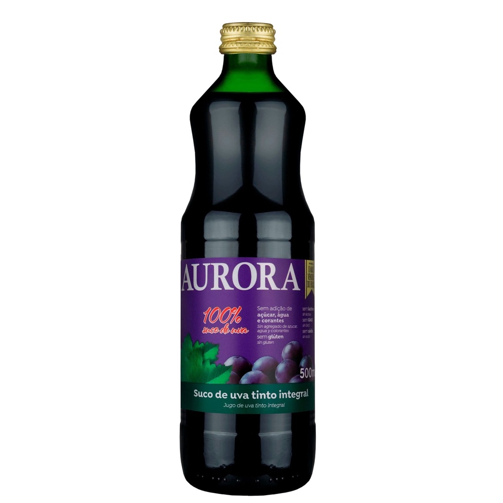 Jugo De Uva Tinto 100% / Aurora / 500mL