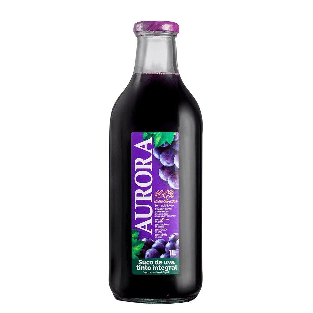 Jugo De Uva Tinto 100% / Aurora / 1L