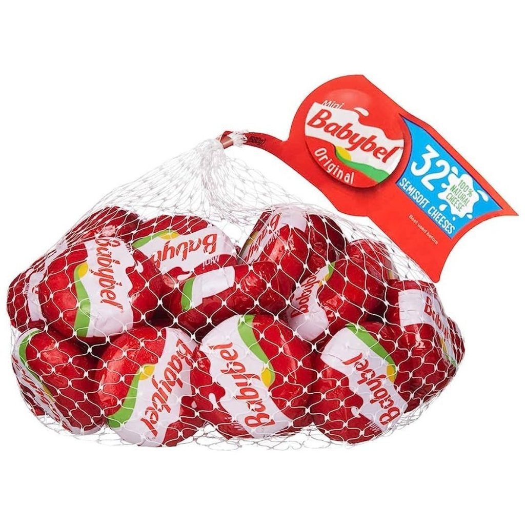 Queso Amarillo Mini 100% Queso Semi Suave / Babybel / 20g / 36 Pack